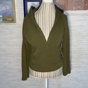 Free People cropped hoodie